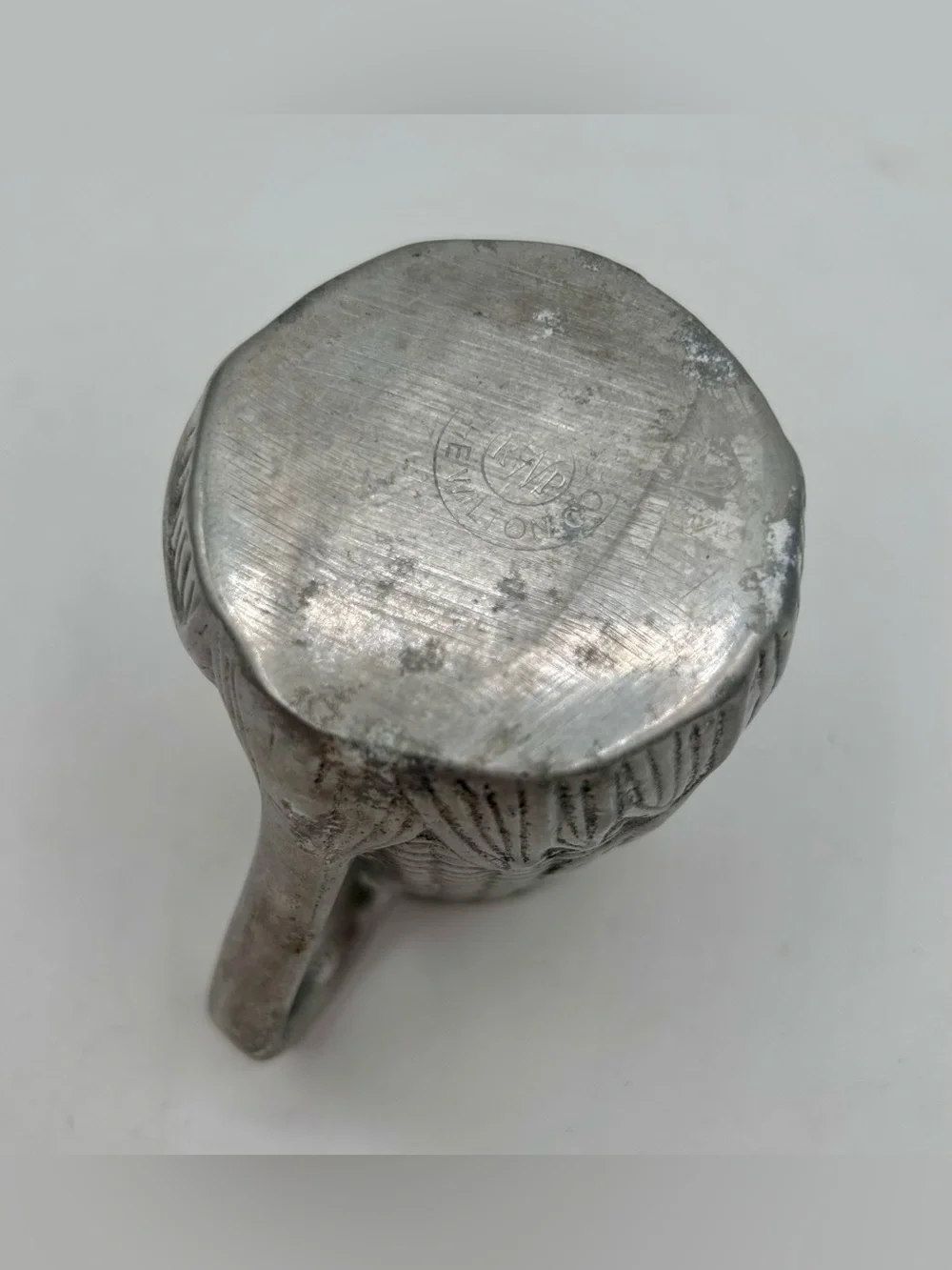 Vintage Wilton Armetale Small Pewter Creamer Corn Cob Design 3.5